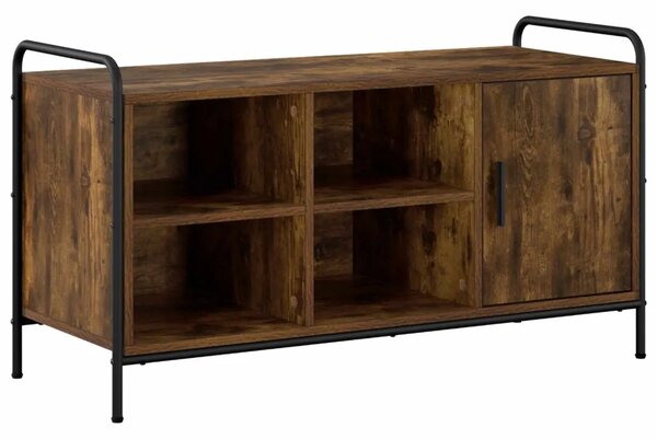 Ormar za cipele 100 x 39 5 x 55 5 cm Konstruirano drvo - Dimljeni hrast