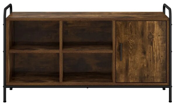 Ormar za cipele 100 x 39 5 x 55 5 cm Konstruirano drvo - Dimljeni hrast