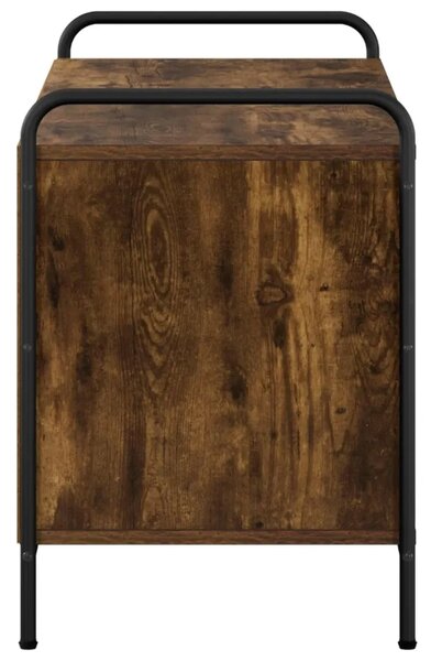 Ormar za cipele 100 x 39 5 x 55 5 cm Konstruirano drvo - Dimljeni hrast