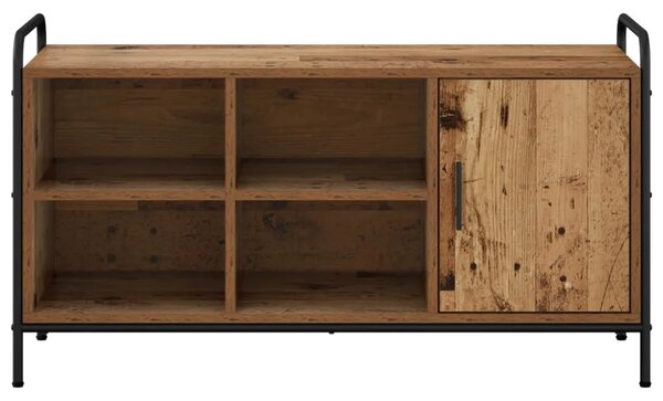 Ormar za cipele 100 x 39 5 x 55 5 cm Konstruirano drvo - Staro drvo