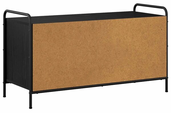 Ormar za cipele 100 x 39 5 x 55 5 cm Konstruirano drvo - Crni hrast