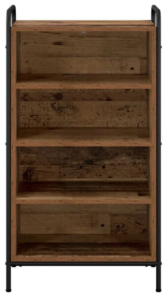 Ormar za cipele 51 x 36 5 x 93 cm Konstruirano drvo Staro drvo - Staro drvo 51 x 36 5 x 93 cm 4 police bez vrata