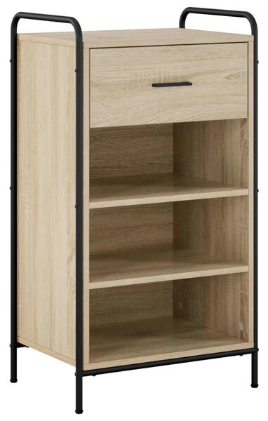 Ormar za cipele 51 x 36 5 x 93 cm Konstruirano drvo - Hrast sonoma 51 x 36 5 x 93 cm 1 ladica i 3 police