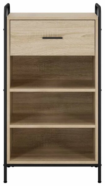 Ormar za cipele 51 x 36 5 x 93 cm Konstruirano drvo - Hrast sonoma 51 x 36 5 x 93 cm 1 ladica i 3 police