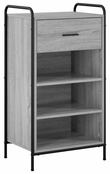 Ormar za cipele 51 x 36 5 x 93 cm Konstruirano drvo Siva Sonoma - Siva Sonoma 51 x 36 5 x 93 cm 1 ladica i 3 police