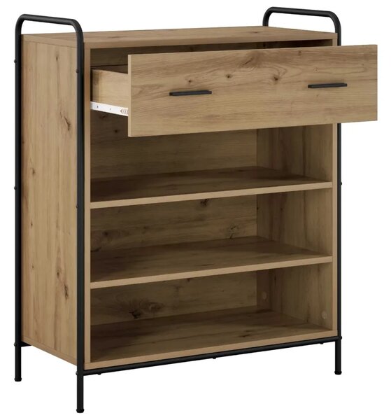 Ormar za cipele 76 x 36 5 x 93 cm Konstruirano drvo - Hrast artisan 76 x 36 5 x 93 cm 1 ladica i 3 police