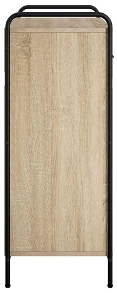 Ormar za cipele 76 x 36 5 x 93 cm Konstruirano drvo - Hrast sonoma 76 x 36 5 x 93 cm 1 ladica i 3 police