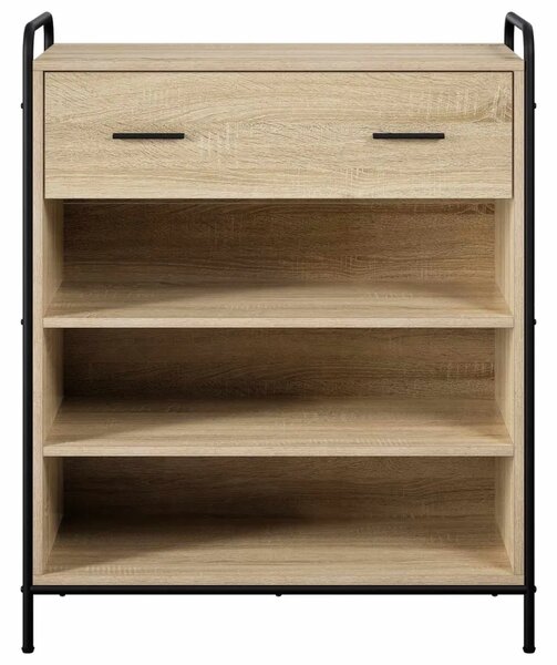 Ormar za cipele 76 x 36 5 x 93 cm Konstruirano drvo - Hrast sonoma 76 x 36 5 x 93 cm 1 ladica i 3 police
