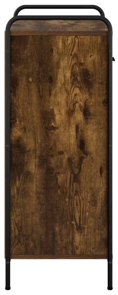 Ormar za cipele 76 x 36 5 x 93 cm Konstruirano drvo - Dimljeni hrast 76 x 36 5 x 93 cm 1 ladica i 3 police