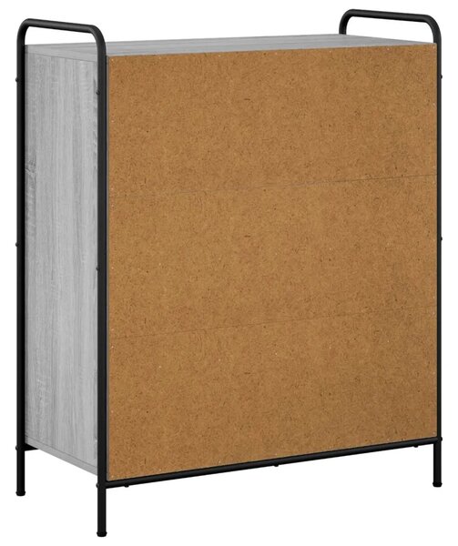 Ormar za cipele 76 x 36 5 x 93 cm Konstruirano drvo Siva Sonoma - Siva Sonoma 76 x 36 5 x 93 cm 1 ladica i 3 police