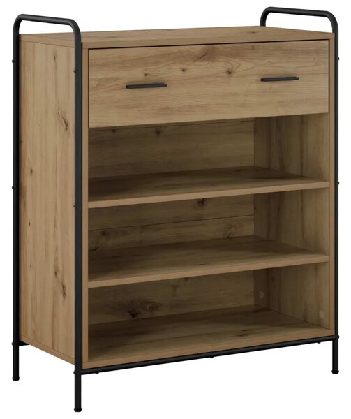 Ormar za cipele 76 x 36 5 x 93 cm Konstruirano drvo - Hrast artisan 76 x 36 5 x 93 cm 1 ladica i 3 police