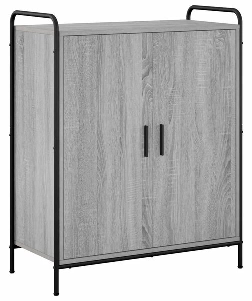 Ormar za cipele 76 x 36 5 x 93 cm Konstruirano drvo Siva Sonoma - Siva Sonoma 76 x 36 5 x 93 cm 4 etaže s vratima