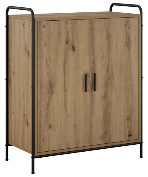 Ormar za cipele 76 x 36 5 x 93 cm Konstruirano drvo - Hrast artisan 76 x 36 5 x 93 cm 4 etaže s vratima