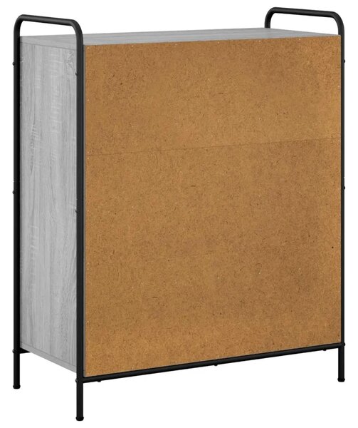 Ormar za cipele 76 x 36 5 x 93 cm Konstruirano drvo Siva Sonoma - Siva Sonoma 76 x 36 5 x 93 cm 4 police bez vrata