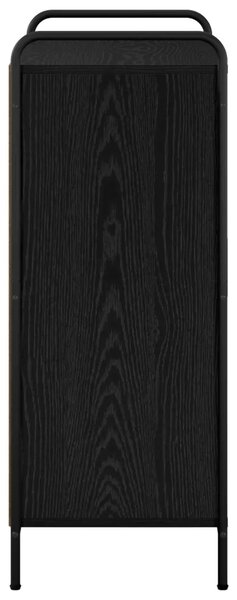 Ormar za cipele 76 x 36 5 x 93 cm Konstruirano drvo Crni hrast - Crni hrast 76 x 36 5 x 93 cm 4 police bez vrata