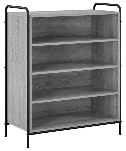 Ormar za cipele 76 x 36 5 x 93 cm Konstruirano drvo Siva Sonoma - Siva Sonoma 76 x 36 5 x 93 cm 4 police bez vrata