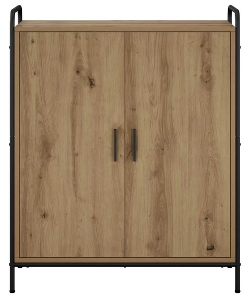 Ormar za cipele 76 x 36 5 x 93 cm Konstruirano drvo - Hrast artisan 76 x 36 5 x 93 cm 4 etaže s vratima