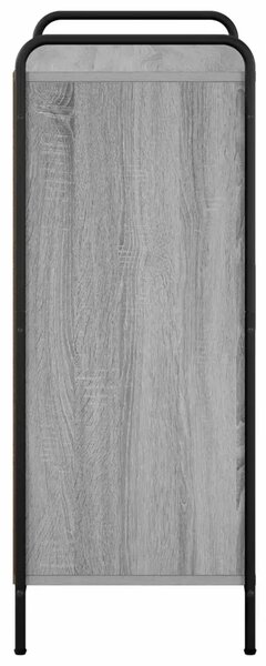 Ormar za cipele 76 x 36 5 x 93 cm Konstruirano drvo Siva Sonoma - Siva Sonoma 76 x 36 5 x 93 cm 4 police bez vrata