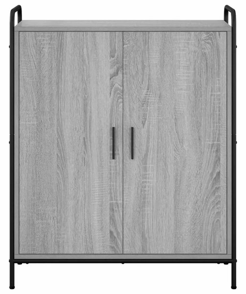 Ormar za cipele 76 x 36 5 x 93 cm Konstruirano drvo Siva Sonoma - Siva Sonoma 76 x 36 5 x 93 cm 4 etaže s vratima