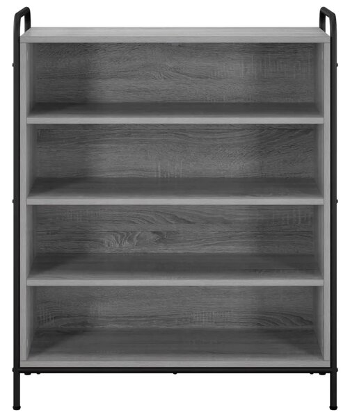 Ormar za cipele 76 x 36 5 x 93 cm Konstruirano drvo Siva Sonoma - Siva Sonoma 76 x 36 5 x 93 cm 4 police bez vrata