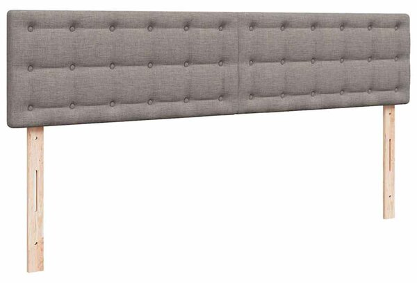 Otomanski krevet s madracem smeđesivi 180x200 cm od tkanine - Tupe / 180 x 200 cm