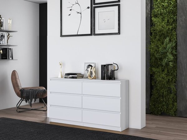 Komoda Musecalo 6 140 (bijela)