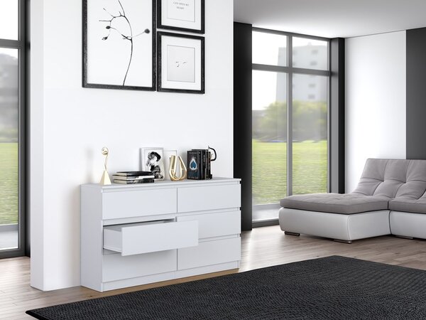 Komoda Musecalo 6 140 (bijela)