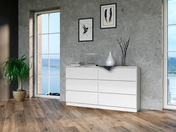Komoda Musecalo 6 140 (bijela)
