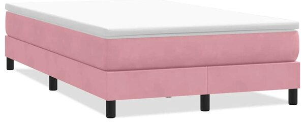 Box Spring krevet bez madraca ružičasti 120x210 cm samt - Ružičasti / 120 x 210 cm
