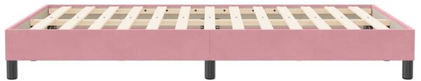 Box Spring krevet bez madraca ružičasti 120x210 cm samt - Ružičasti / 120 x 210 cm
