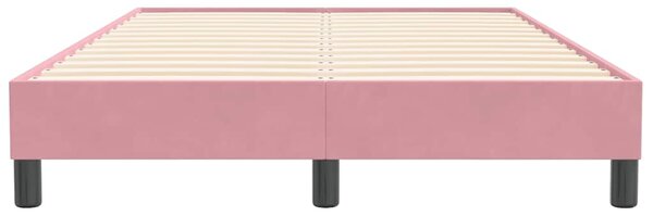 Box Spring krevet bez madraca ružičasti 120x210 cm samt - Ružičasti / 120 x 210 cm