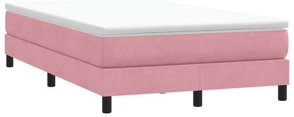 Box Spring krevet bez madraca ružičasti 120x210 cm samt - Ružičasti / 120 x 210 cm