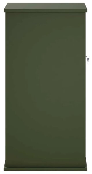 Poštanski sandučić Maslinastozelena 50 x 52 x 100 cm Čelik - Maslinastozelena 50 x 52 x 100 cm
