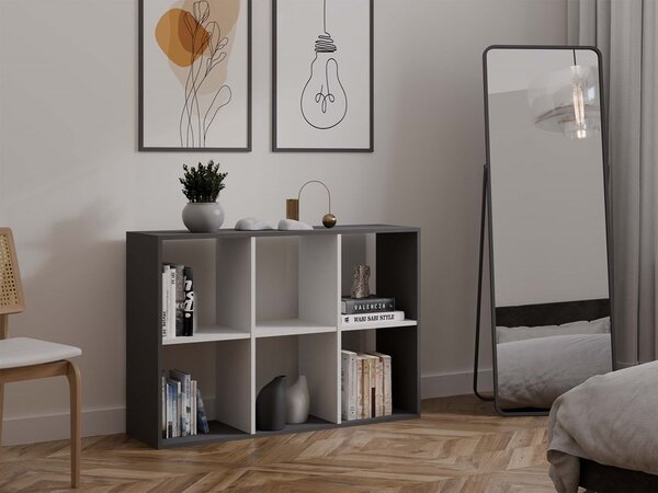 Zondo.hr Regal Metros 3 (antracit + bijela). Akcija -19%. 1132900