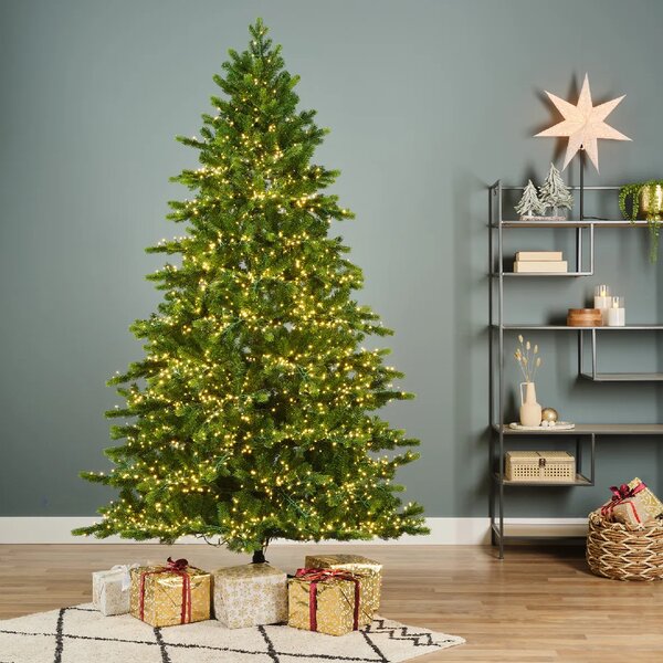 Umjetno božićno drvce Galloway 210 cm LED 4000 - Sa lampicama - visina 210 cm - 111 do 130cm