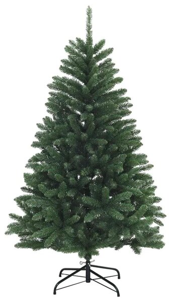 Umjetno božićno drvce s nogom 180 cm PVC Srednja zelena - Srednje zelena Ø 90 x 180 cm bez LED svjetala