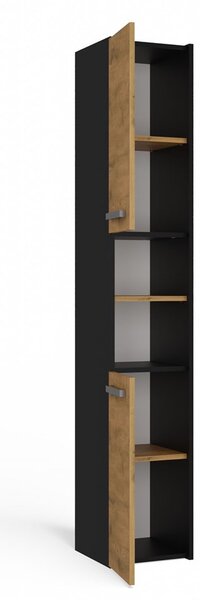 Kupaonski ormarić Samways 1 (antracit + hrast artisan)
