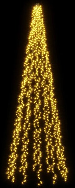 Božićne lampice s 12 LED dioda 1608 LED lampica Topla bijela - 400 cm