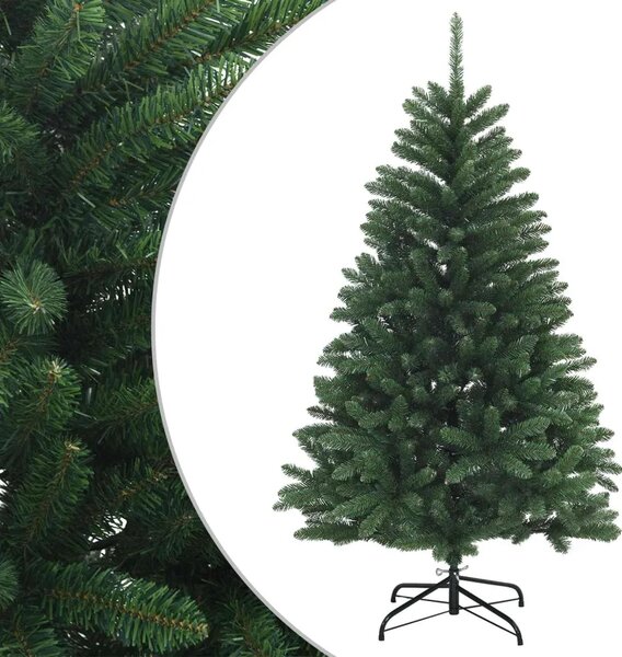 Umjetno božićno drvce s nogom 180 cm PVC Srednja zelena - Srednje zelena Ø 90 x 180 cm bez LED svjetala