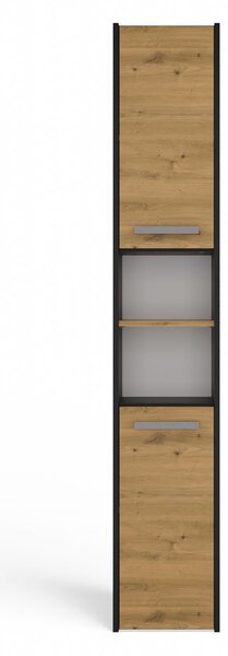 Kupaonski ormarić Samways 1 (antracit + hrast artisan)
