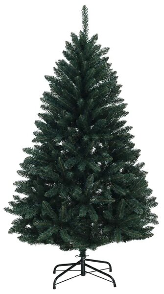 Umjetno božićno drvce s nogom 180 cm PVC Tamnozelena - Tamnozelena Ø 90 x 180 cm bez LED svjetala