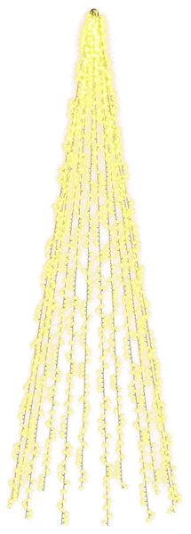 Božićne lampice s 12 LED dioda 1608 LED lampica Topla bijela - 400 cm