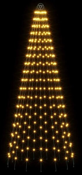 Božićno svjetlo za drvce sa šiljcima 270 LED lampica - 180 cm