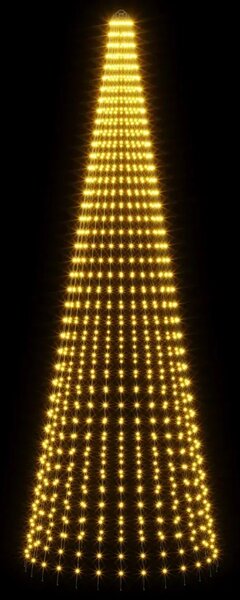 Božićno svjetlo za drvce sa šiljcima 1148 LED lampica - 400 cm
