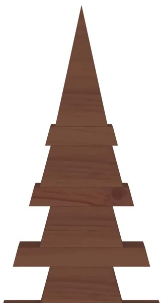 Drveno božićno drvce KOTKA 150 cm Masivna borovina - 150 cm Tamno smeđa završna obrada