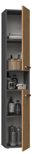 Kupaonski ormarić Neltossa 7 (antracit + hrast artisan)