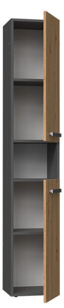 Kupaonski ormarić Neltossa 7 (antracit + hrast artisan)