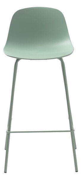 Svijetlo zelena plastična barska stolica (visine sjedala 67,5 cm) Whitby – Unique Furniture