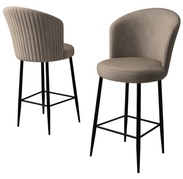Zondo.hr Set barskih stolica (2 kom.) Fornetto (cappuccino + crna). Akcija -31%. 1121656