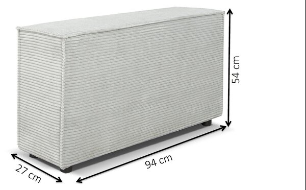 Zondo.hr Kutna garnitura Cuboid L (tamnosmeđa) (L). Akcija -8%. 1071638
